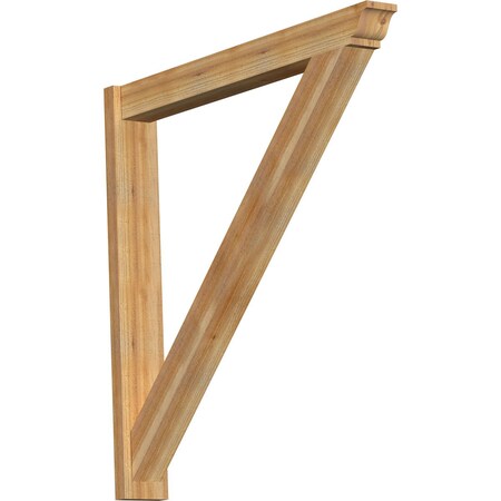 Ekena Millwork Traditional Traditional Rough Sawn Outlooker, Western Red Cedar, 6"W x 48"D x 48"H OUT06X48X48TRA01RWR
